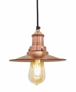 Best reviews of 😍 Industville Brooklyn Flat Pendant Copper 205mm 😍