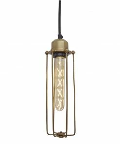 Best Pirce 🥰 Industville Orlando Cylinder Pendant Brass 80mm ❤️