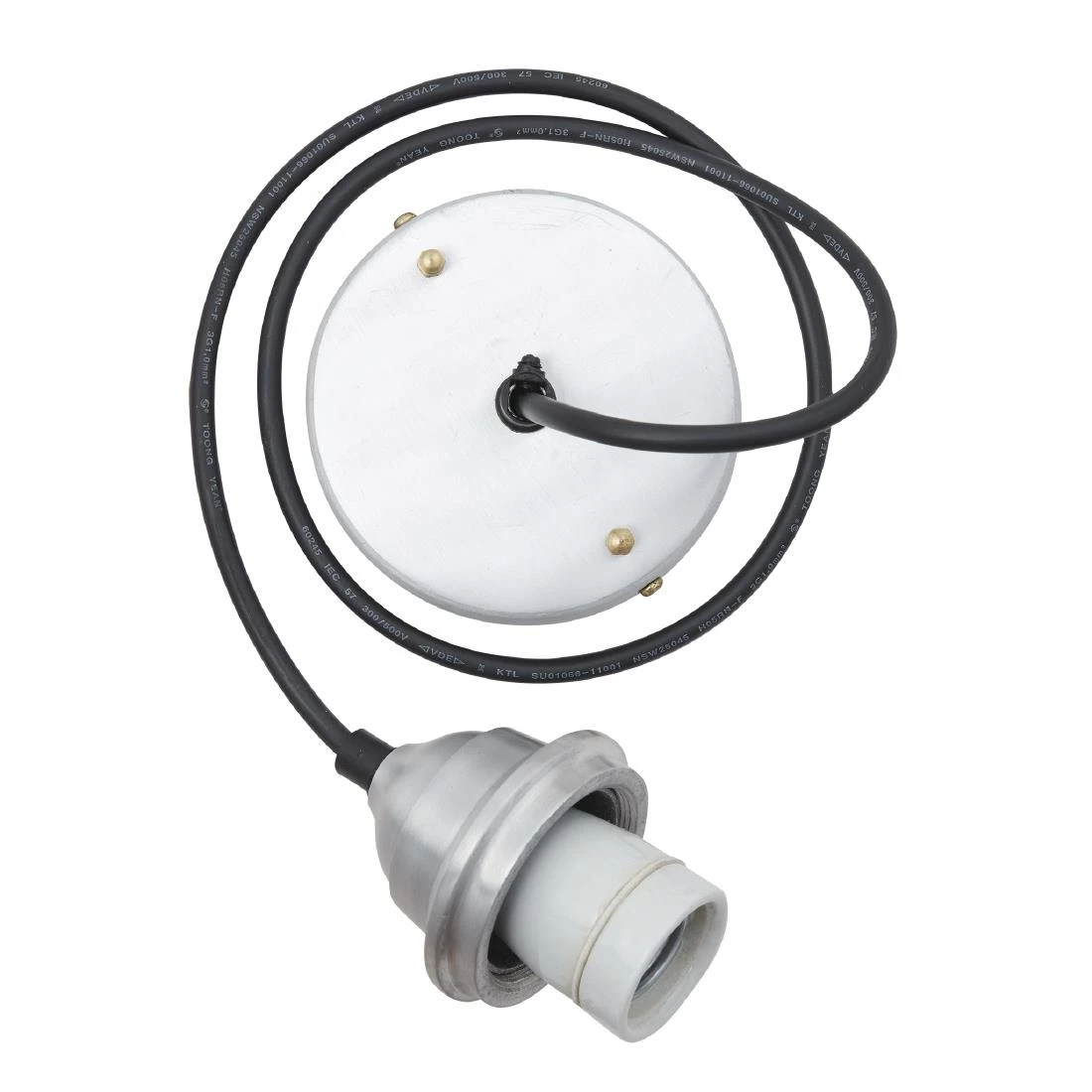 New ⌛ Industville Old Factory Slotted Heat Pendant Pewter 380mm 🌟 2 New ⌛ Industville Old Factory Slotted Heat Pendant Pewter 380mm 🌟 - Image 2