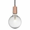 Flash Sale 😀 Industville Sleek Edison 1 Wire Pendant Copper 🔔