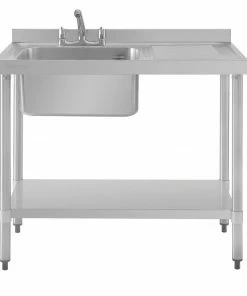 Best Sale ๐ Vogue Single Sink Right Hand Drainer ๐งจ 7 Best Sale ๐ Vogue Single Sink Right Hand Drainer ๐งจ -Cleaning & Janitorial Supplies Shop dy821 1