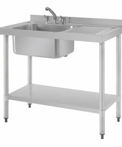 Best Sale ๐ Vogue Single Sink Right Hand Drainer ๐งจ 8 Best Sale ๐ Vogue Single Sink Right Hand Drainer ๐งจ -Cleaning & Janitorial Supplies Shop dy821 3