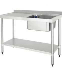 Best Pirce 🔔 Vogue Single Sink Left Hand Drainer 🌟