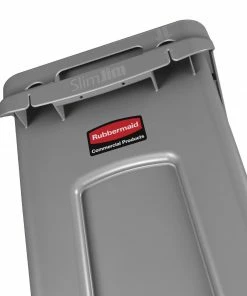 Best reviews of 👍 Rubbermaid Slim Jim Container With Venting Channels Grey 60Ltr ❤️ -Cleaning & Janitorial Supplies Shop f603 containerventingchannelsgrey6010