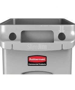 Best reviews of 👍 Rubbermaid Slim Jim Container With Venting Channels Grey 60Ltr ❤️ -Cleaning & Janitorial Supplies Shop f603 containerventingchannelsgrey603