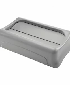 Hot Sale ✔️ Rubbermaid General Purpose Swing Lid Grey 💯 5 Hot Sale ✔️ Rubbermaid General Purpose Swing Lid Grey 💯 -Cleaning & Janitorial Supplies Shop f604 swinglidgrey1
