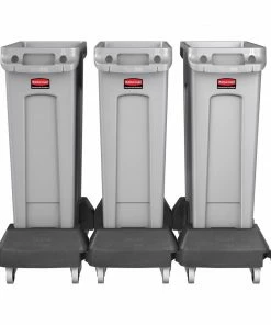 Coupon 😀 Rubbermaid Slim Jim Container Interlocking Dolly 🥰 -Cleaning & Janitorial Supplies Shop f634 group