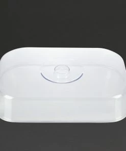 Flash Sale 💯 APS Stainless Steel Rectangular Tray With Cover 🌟 -Cleaning & Janitorial Supplies Shop f762 traynew 4