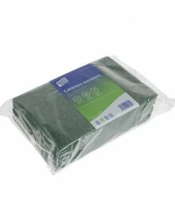Coupon 😉 Jantex Scourer Green (Pack Of 10) 🎉 -Cleaning & Janitorial Supplies Shop f959 scourers new 1493