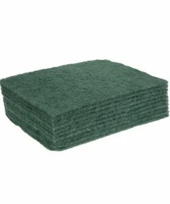 Coupon 😉 Jantex Scourer Green (Pack Of 10) 🎉 -Cleaning & Janitorial Supplies Shop f959 scourers new 1494