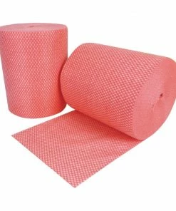 Best Pirce 💯 EcoTech Envirolite Super Antibacterial Cleaning Cloths Red (Roll Of 2 X 500) 😍
