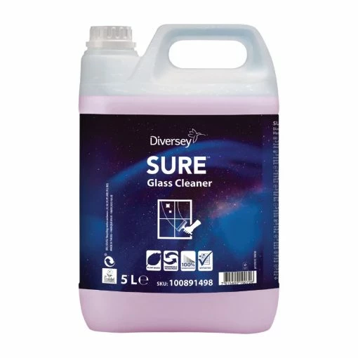 Buy 😉 Diversey SURE Glass Cleaner Ready To Use 5Ltr (2 Pack) 😍 -Cleaning & Janitorial Supplies Shop fa226 glasscleaner