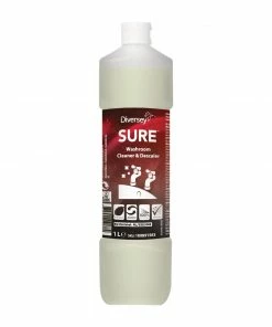 Promo ⭐ Diversey SURE Washroom Cleaner And Descaler Concentrate 1Ltr 👍