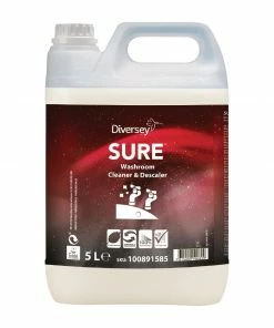 Budget 💯 Diversey SURE Washroom Cleaner And Descaler Concentrate 5Ltr 😀