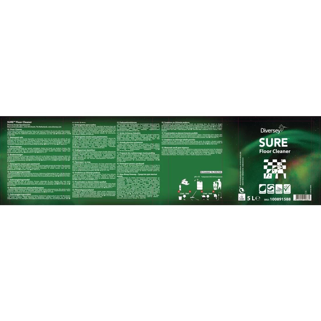 Best Sale ๐ Diversey SURE Floor Cleaner Concentrate 5Ltr ๐ 2 Best Sale ๐ Diversey SURE Floor Cleaner Concentrate 5Ltr ๐ - Image 2