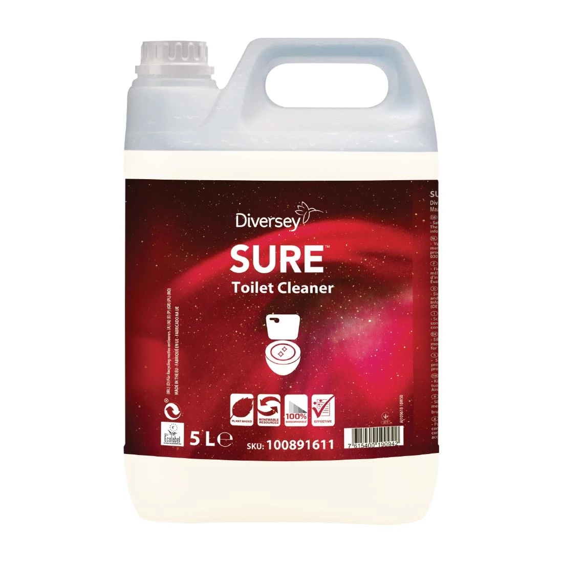 Deals 🌟 Diversey SURE Toilet Cleaner Ready To Use 5Ltr ❤️ 1 Deals 🌟 Diversey SURE Toilet Cleaner Ready To Use 5Ltr ❤️