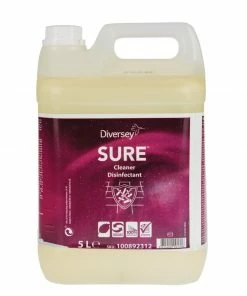 New ✨ Diversey SURE Cleaner And Disinfectant Concentrate 5Ltr 🎉