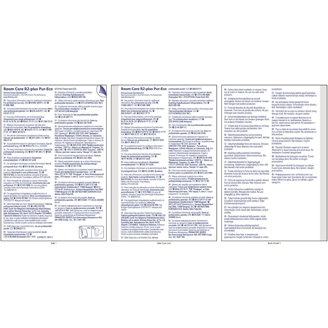 Cheapest ⭐ Diversey Room Care R2-plus Pur-Eco Hard Surface Cleaner And Disinfectant Concentrate 1.5Ltr 🔥 3 Cheapest ⭐ Diversey Room Care R2-plus Pur-Eco Hard Surface Cleaner And Disinfectant Concentrate 1.5Ltr 🔥 - Image 3