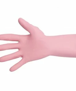 Coupon 🌟 MAPA Vital 115 Liquid-Proof Light-Duty Janitorial Gloves Pink 🧨
