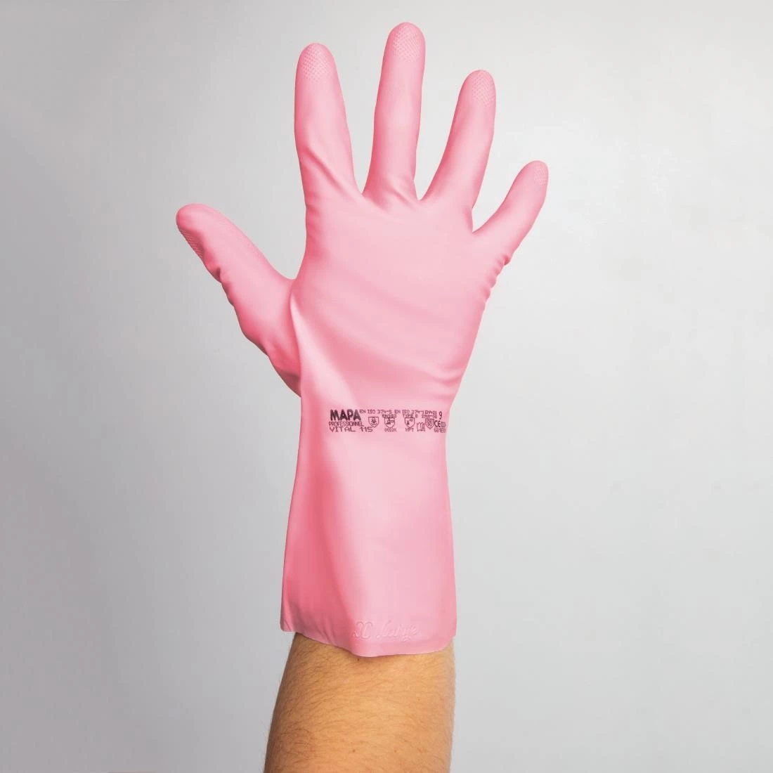 Coupon ๐ MAPA Vital 115 Liquid-Proof Light-Duty Janitorial Gloves Pink ๐งจ 6 Coupon ๐ MAPA Vital 115 Liquid-Proof Light-Duty Janitorial Gloves Pink ๐งจ - Image 6
