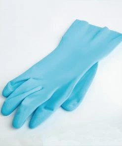 Coupon 😀 MAPA Vital 117 Liquid-Proof Light-Duty Janitorial Gloves Blue ✨ -Cleaning & Janitorial Supplies Shop fa291 flatback