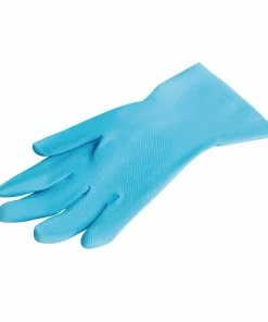 Coupon 😀 MAPA Vital 117 Liquid-Proof Light-Duty Janitorial Gloves Blue ✨ -Cleaning & Janitorial Supplies Shop fa291 flatgloves