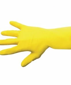 Flash Sale 🛒 MAPA Vital 124 Liquid-Proof Light-Duty Janitorial Gloves Yellow 🛒 -Cleaning & Janitorial Supplies Shop fa292 lifestyleback