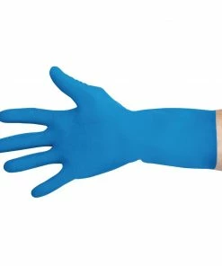 Outlet ✨ MAPA Vital 165 Liquid-Proof Food Handling Gloves Blue (One Pair) ✔️ -Cleaning & Janitorial Supplies Shop fa293 lifestyle