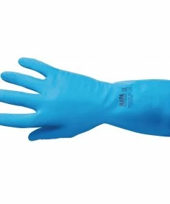 Outlet ✨ MAPA Vital 165 Liquid-Proof Food Handling Gloves Blue (One Pair) ✔️ -Cleaning & Janitorial Supplies Shop fa293 lifestyle2