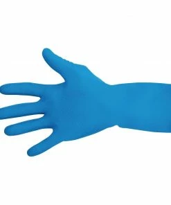 Outlet ✨ MAPA Vital 165 Liquid-Proof Food Handling Gloves Blue (One Pair) ✔️