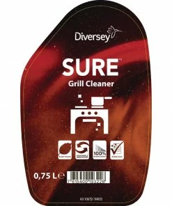 Best Sale 😀 Diversey SURE Cleaner And Degreaser / Grill Cleaner Refill Bottles 750ml (6 Pack) ❤️ -Cleaning & Janitorial Supplies Shop fa403 label