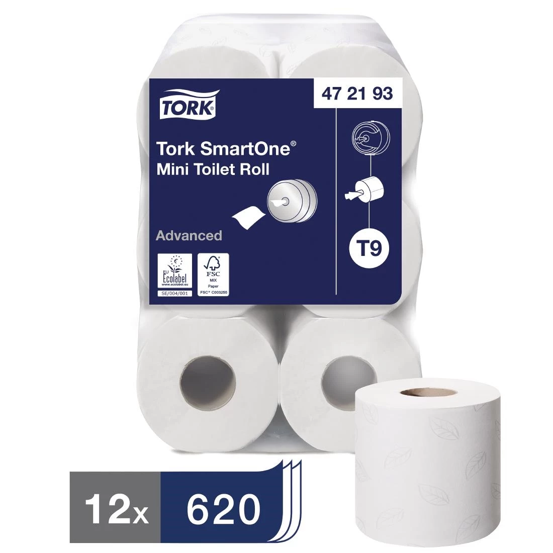 Brand new ✔️ Tork SmartOne Mini Toilet Rolls (Pack Of 12) 🎁 1 Brand new ✔️ Tork SmartOne Mini Toilet Rolls (Pack Of 12) 🎁