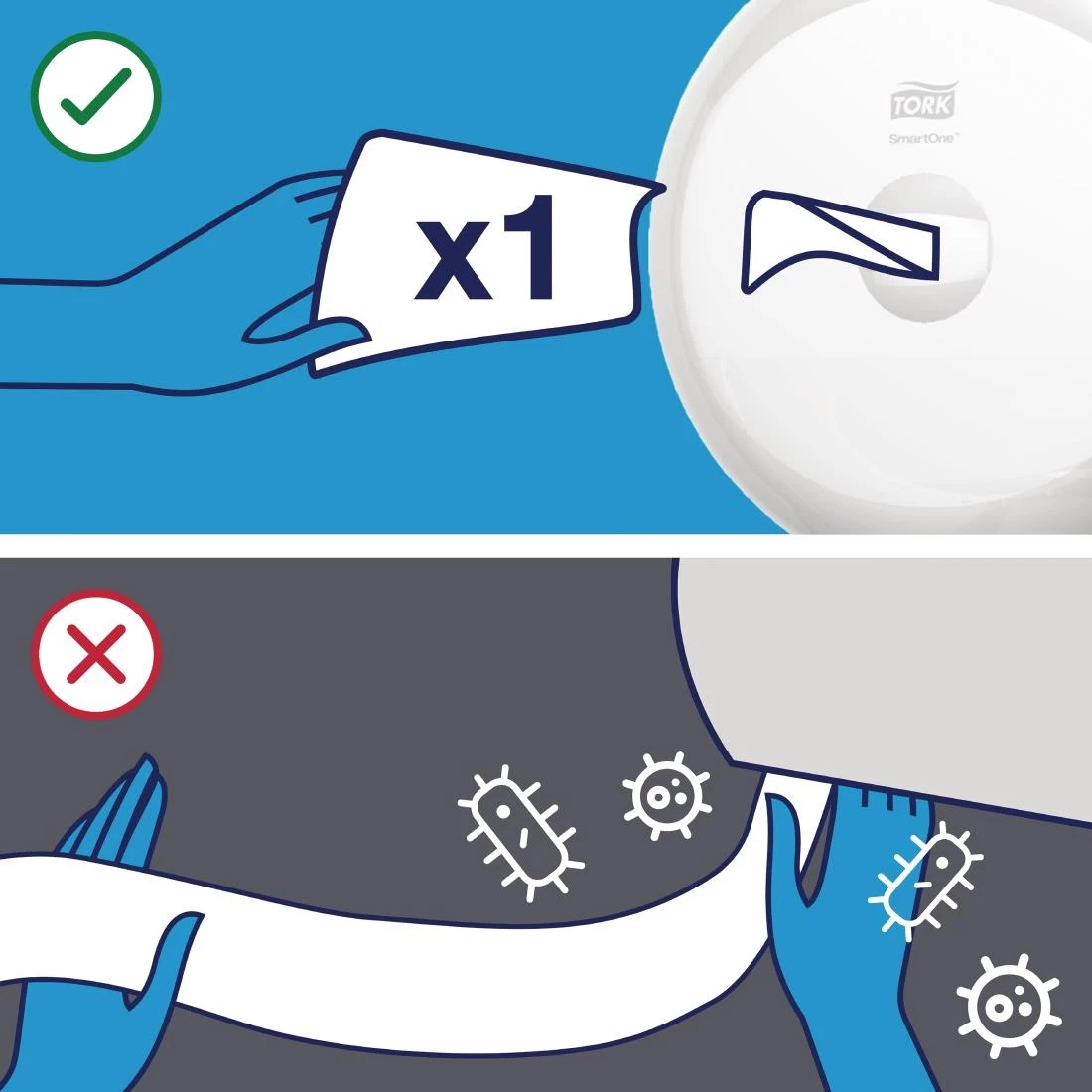 Brand new ✔️ Tork SmartOne Mini Toilet Rolls (Pack Of 12) 🎁 3 Brand new ✔️ Tork SmartOne Mini Toilet Rolls (Pack Of 12) 🎁 - Image 3