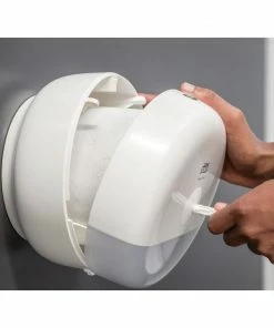 New 👍 Tork SmartOne Mini Toilet Roll Dispenser White 😍 -Cleaning & Janitorial Supplies Shop fa701 6