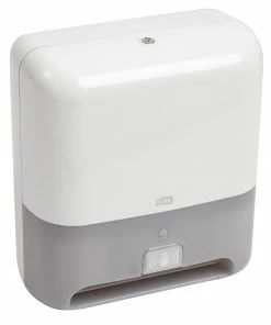 Budget 😀 Tork Matic Automatic Hand Towel Roll Dispenser White 🛒 -Cleaning & Janitorial Supplies Shop fa709 dispenserangle