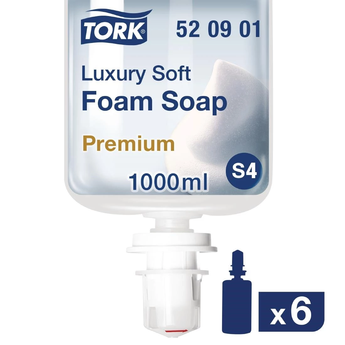 Wholesale ๐ Tork Perfumed Luxury Soft Foam Hand Soap 1Ltr (6 Pack) ๐ 2 Wholesale ๐ Tork Perfumed Luxury Soft Foam Hand Soap 1Ltr (6 Pack) ๐ - Image 2