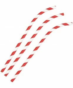 New ๐ Fiesta Compostable Bendy Paper Straws Red Stripes (Pack Of 250) ๐งจ 7 New ๐ Fiesta Compostable Bendy Paper Straws Red Stripes (Pack Of 250) ๐งจ -Cleaning & Janitorial Supplies Shop fb142 bend