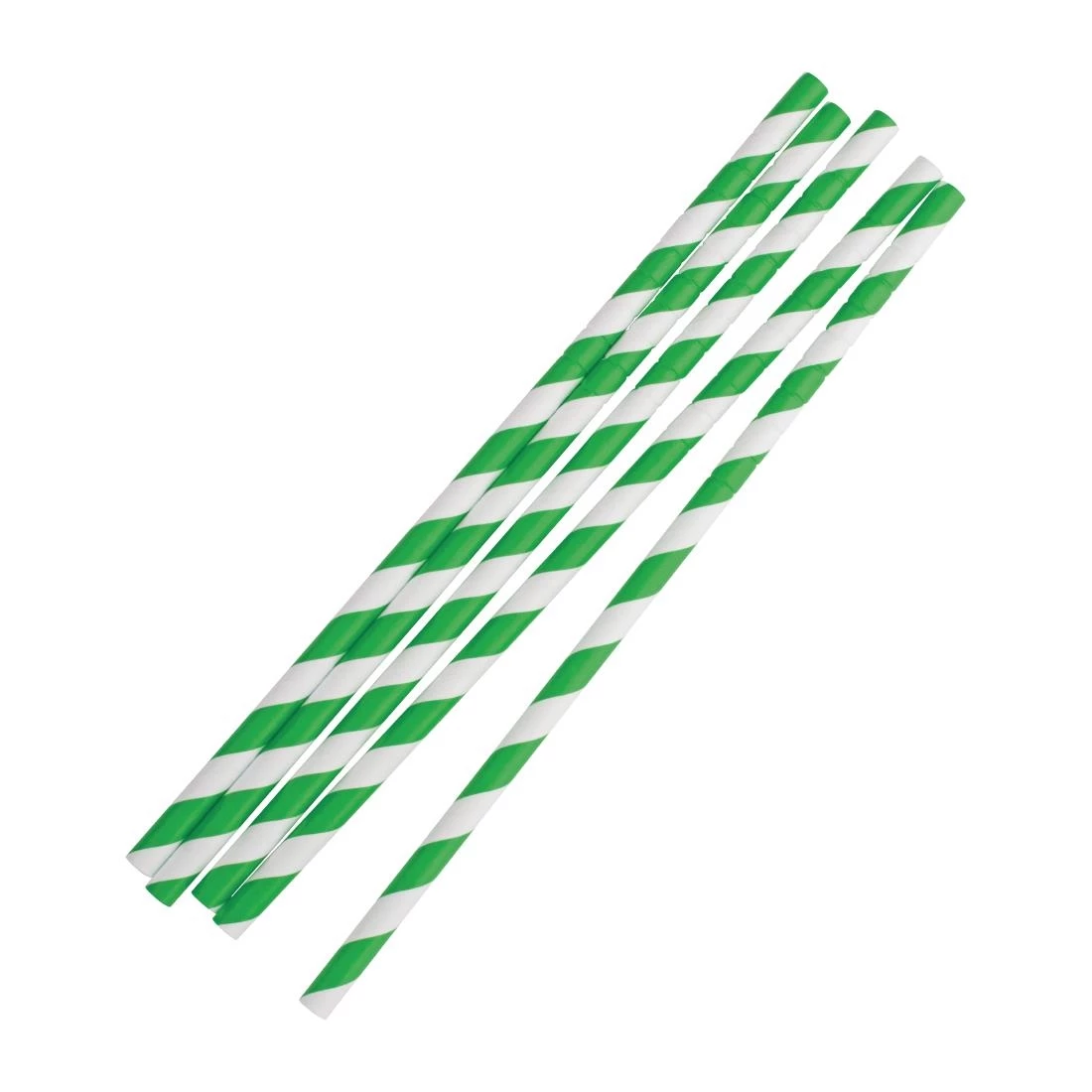 Wholesale 🎉 Fiesta Compostable Bendy Paper Straws Green Stripes (Pack Of 250) ❤️ 3 Wholesale 🎉 Fiesta Compostable Bendy Paper Straws Green Stripes (Pack Of 250) ❤️ - Image 3