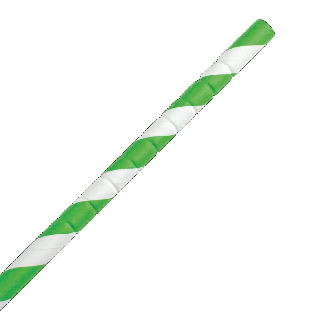Wholesale 🎉 Fiesta Compostable Bendy Paper Straws Green Stripes (Pack Of 250) ❤️ 2 Wholesale 🎉 Fiesta Compostable Bendy Paper Straws Green Stripes (Pack Of 250) ❤️ - Image 2