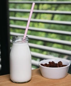 Cheap 🔥 Fiesta Compostable Bendy Paper Straws Pink (Pack Of 250) 🎁 -Cleaning & Janitorial Supplies Shop fb144 ls