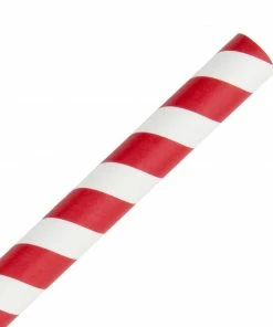 Budget ๐ Fiesta Compostable Paper Smoothie Straws Red Stripes (Pack Of 250) ๐ฅฐ 7 Budget ๐ Fiesta Compostable Paper Smoothie Straws Red Stripes (Pack Of 250) ๐ฅฐ -Cleaning & Janitorial Supplies Shop fb147 strawredstripe5