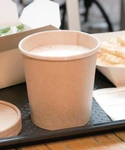 Promo 🧨 Fiesta Compostable Soup Containers (Pack Of 500) 🌟 -Cleaning & Janitorial Supplies Shop fb164 16ozsoupcup4