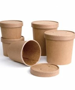 Promo 🧨 Fiesta Compostable Soup Containers (Pack Of 500) 🌟 -Cleaning & Janitorial Supplies Shop fb164 16ozsoupcup6