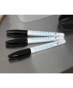 Coupon 😉 Puracycle Non-Toxic Marker Pens Black 3 Pack 🎁 -Cleaning & Janitorial Supplies Shop fb284 pen new 1610