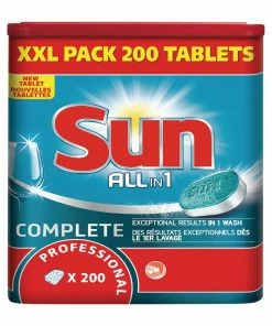 Promo 🎉 Pro-Formula Sun Professional All-in-One Warewasher Tablets (200 Pack) 🥰