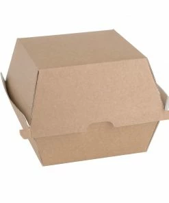 Deals 🎉 Fiesta Compostable Kraft Burger Boxes 👏