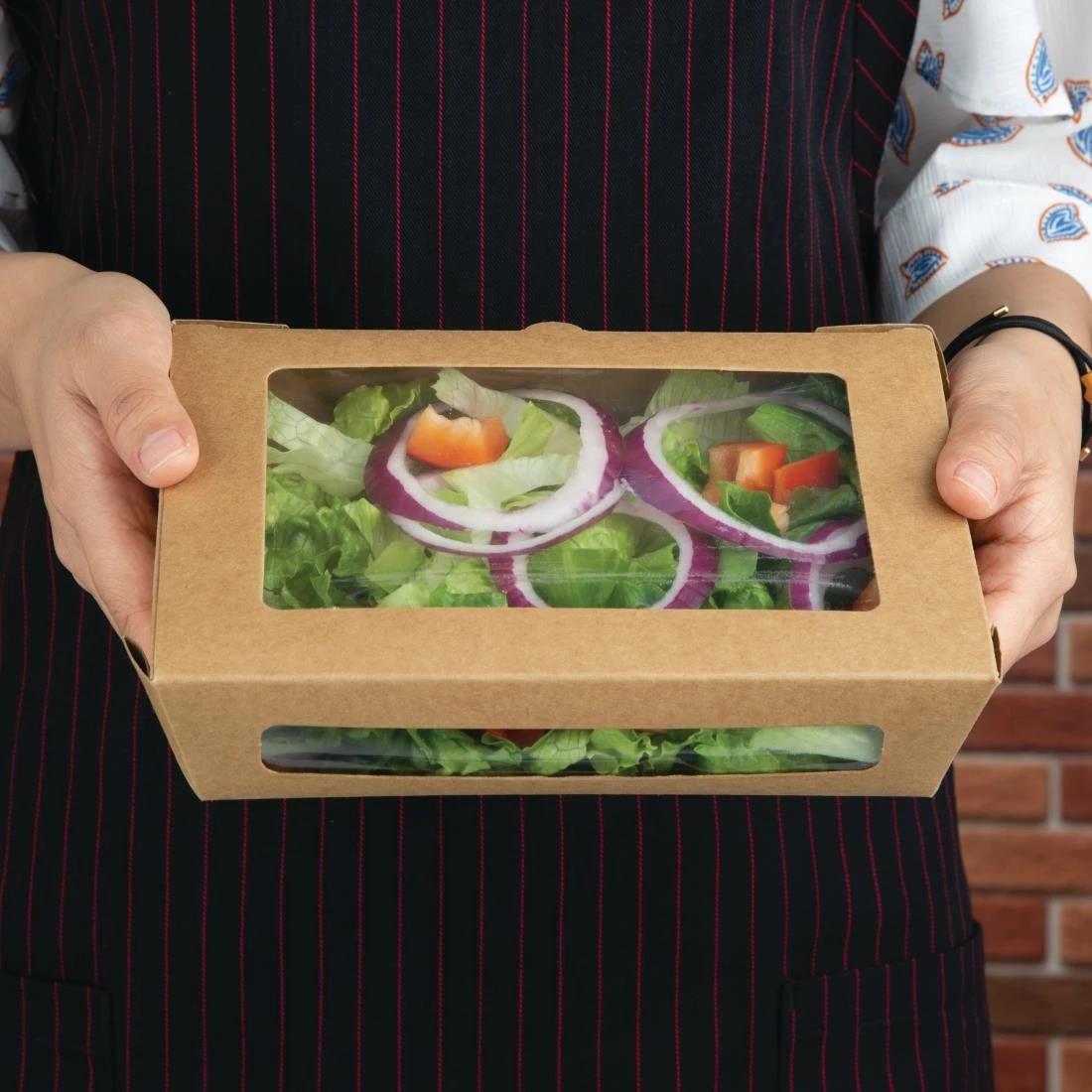 Promo 🎁 Fiesta Compostable Salad Box With PLA Window (Pack Of 200) ✔️ 4 Promo 🎁 Fiesta Compostable Salad Box With PLA Window (Pack Of 200) ✔️ - Image 4