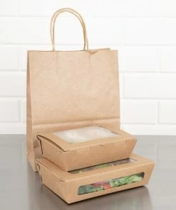 Promo 🎁 Fiesta Compostable Salad Box With PLA Window (Pack Of 200) ✔️ 11 Promo 🎁 Fiesta Compostable Salad Box With PLA Window (Pack Of 200) ✔️ -Cleaning & Janitorial Supplies Shop fb677 1200mlpapersaladboxwithplawindow6