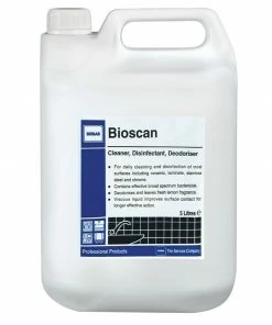 Best Sale 👏 Ecolab Bioscan Lemon Hard Surface Cleaner And Disinfectant Concentrate 5Ltr (4 Pack) ❤️