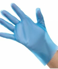 Brand new 🌟 Nisbets Essentials Powder-Free TPE Gloves Blue (Pack Of 200) 🎉